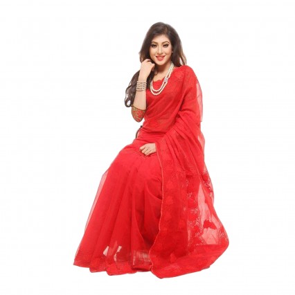 Classical Handloom silk share from Tangail with 